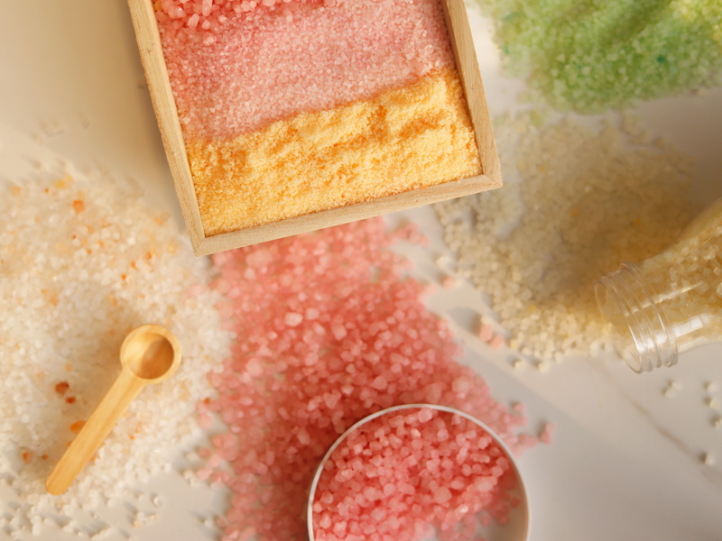 Combien de types de sels de bain pouvons-nous choisir ?