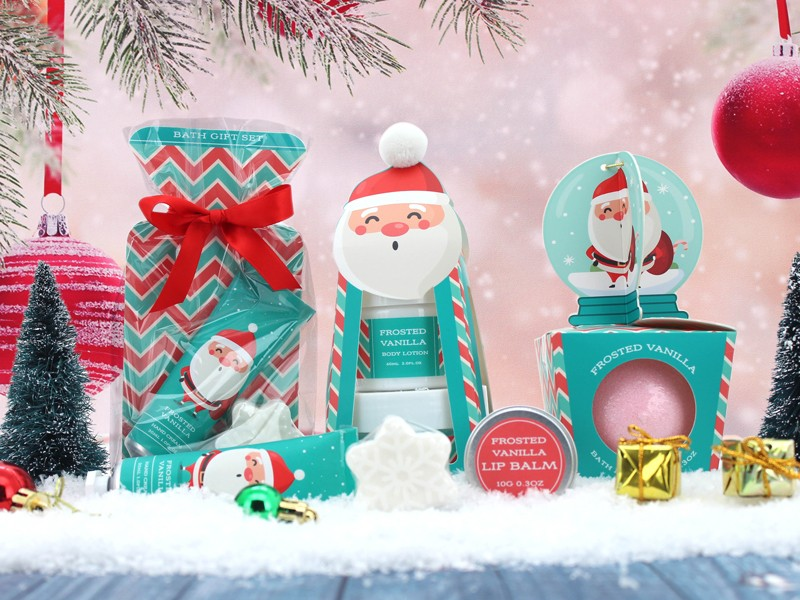 Que diriez-vous d'envoyer un coffret cadeau de bombes de bain comme cadeau de Noël ?