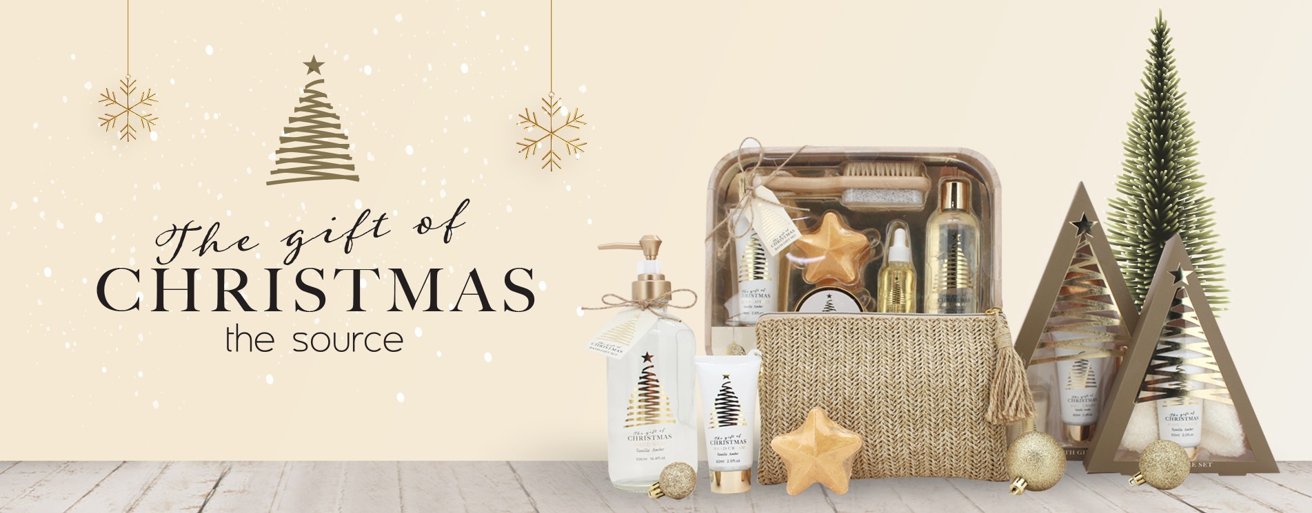 Coffret cadeau de bain de Noël