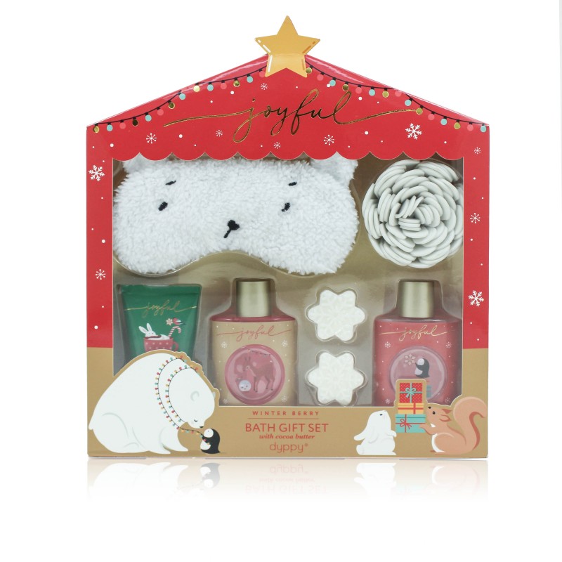Holiday Cheer: nouvel ensemble de cadeaux de bain de Noël en 7 pièces vous apporte la magie d'hiver