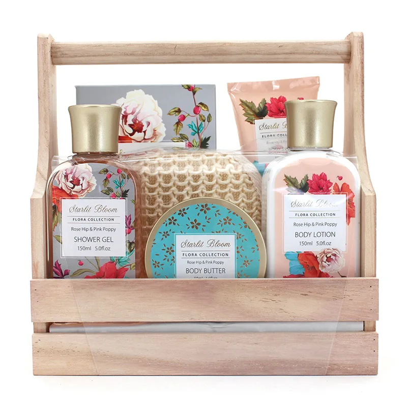 Paniers-cadeaux de produits de bain