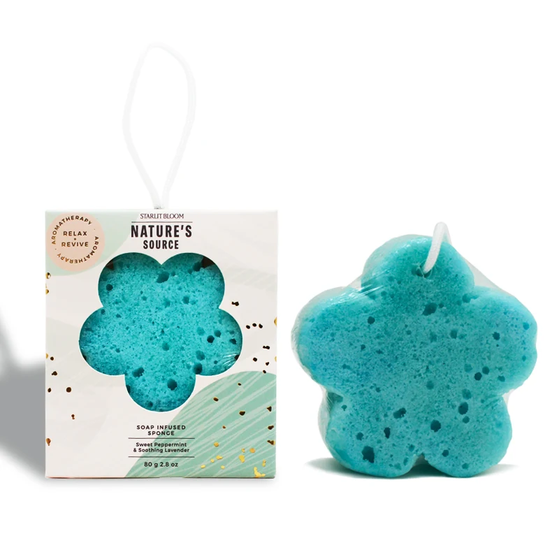 Éponge de savon de bain