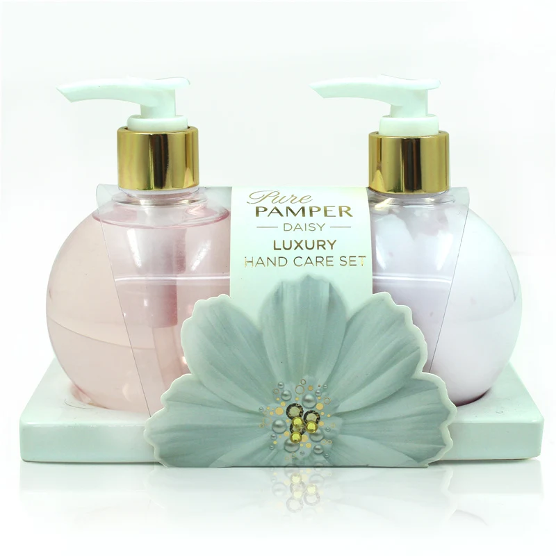 Coffrets cadeaux de lavage et de crème pour les mains