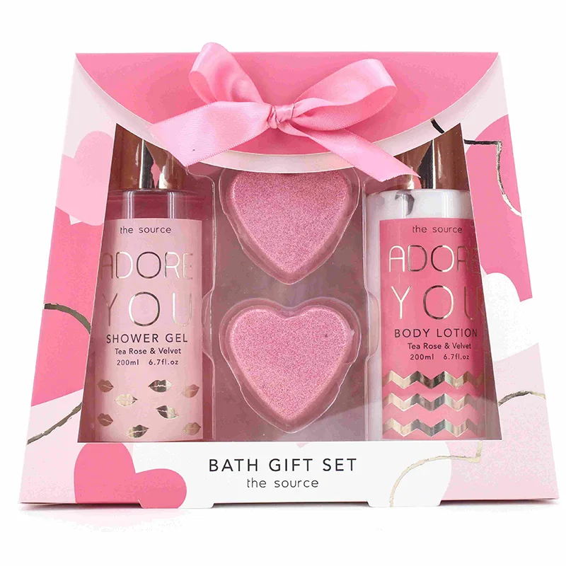 Coffret cadeau de bain Saint-Valentin